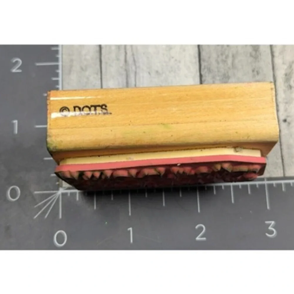 Dots School Days Best Friend Like You Rubber Stamp Wood #i97